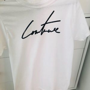 Unisex Couture White T-shirt - Unisex